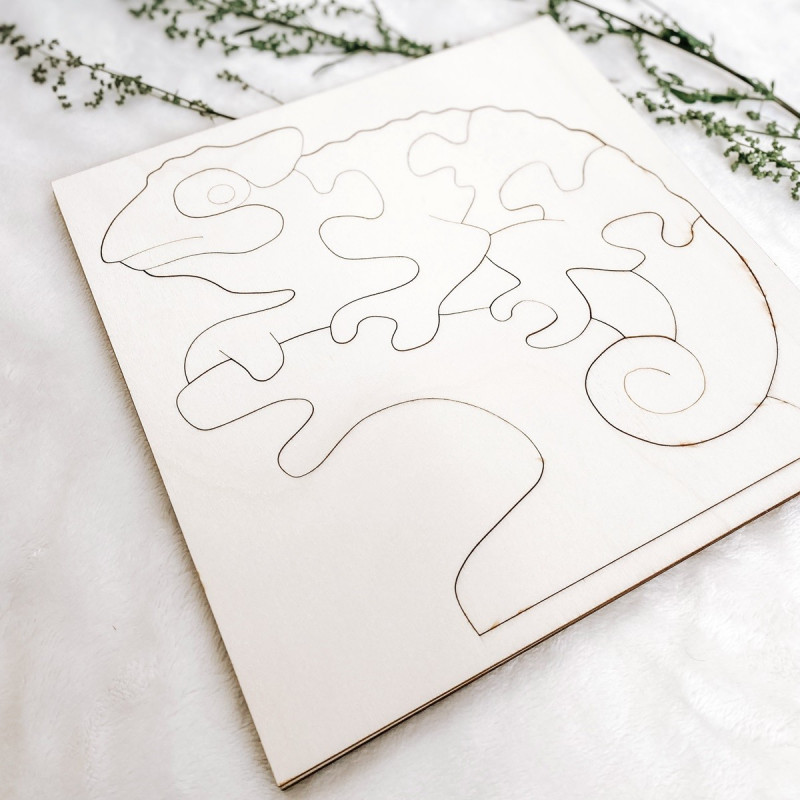 Dřevěná montessori vkládačka pro děti -...