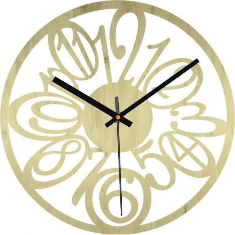 Unikátní čísla hodin pro extravagantní interiér...