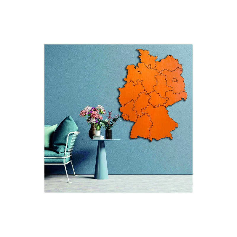 Dřevěná nástěnná mapa Německo - 16 dílků |...