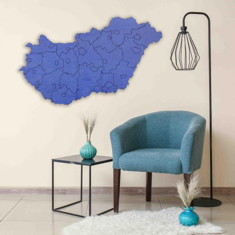 Dřevěná nástěnná mapa Maďarska - 40 kusů |...