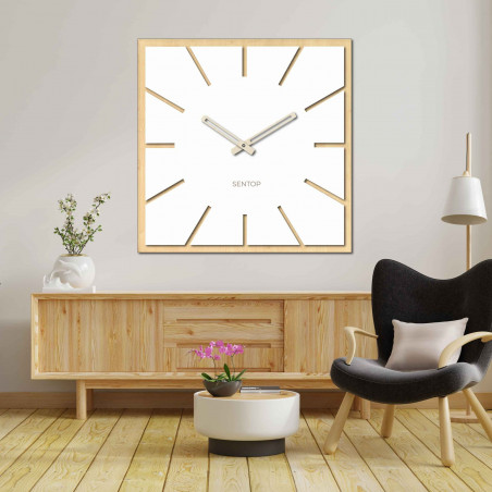 Dřevěné nástěnné hodiny z HDF JAVOR - až 50 x 50 cm | HDFK022