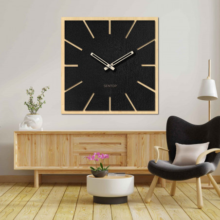 Dřevěné nástěnné hodiny z HDF JAVOR - až 50 x 50 cm | HDFK022
