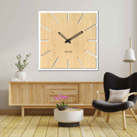 Dřevěné nástěnné hodiny z HDF JAVOR - až 50 x 50 cm | HDFK022