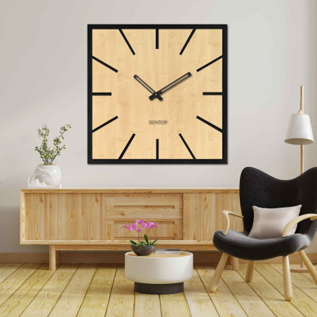 Dřevěné nástěnné hodiny z HDF JAVOR - až 50 x 50 cm | HDFK022