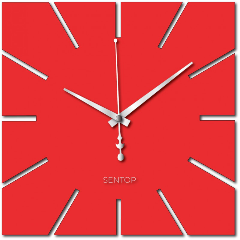 Nástěnné hodiny Minimalistický čtvercový design - KAVARDI