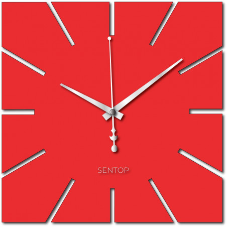 Nástěnné hodiny Minimalistický čtvercový design - KAVARDI