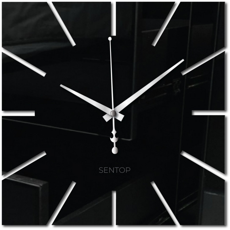 Nástěnné hodiny Minimalistický čtvercový design...