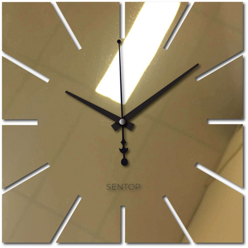 Nástěnné hodiny Minimalistický čtvercový design - KAVARDI