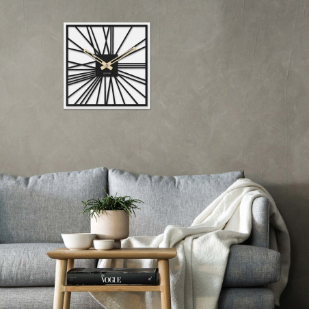 Dřevěné hodiny na zeď - Sentop | HDFK031 | ořech wenge