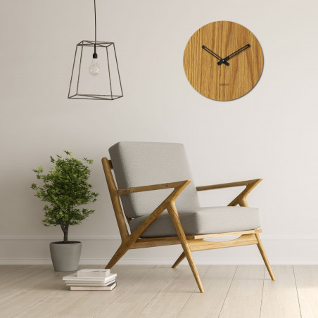 Minimalistické hodiny na stenu kruh