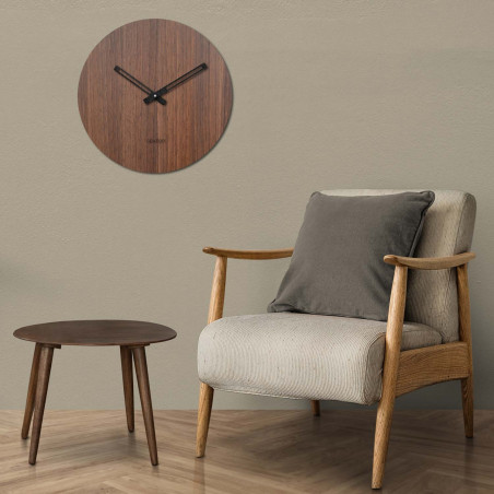 Minimalistické hodiny na stenu kruh