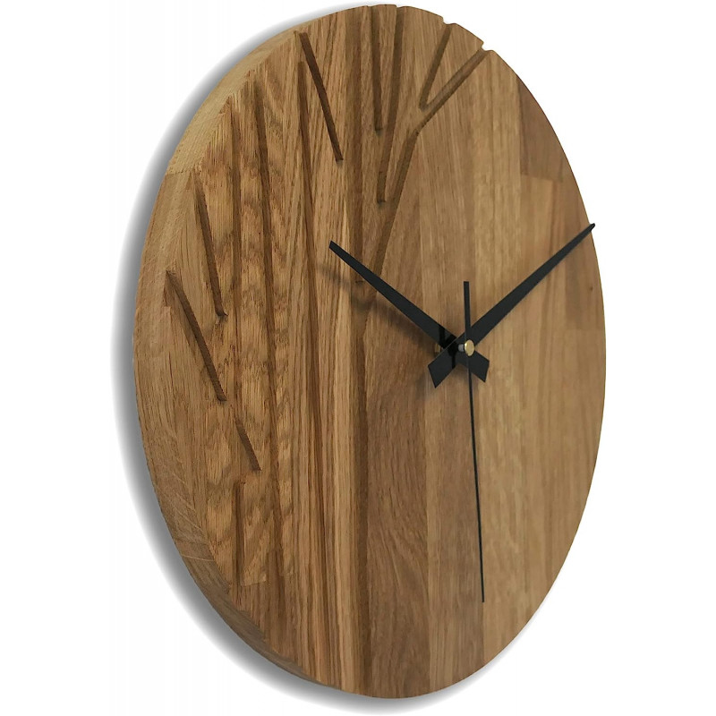 Nástěnné hodiny z dubových větví - LOLITA