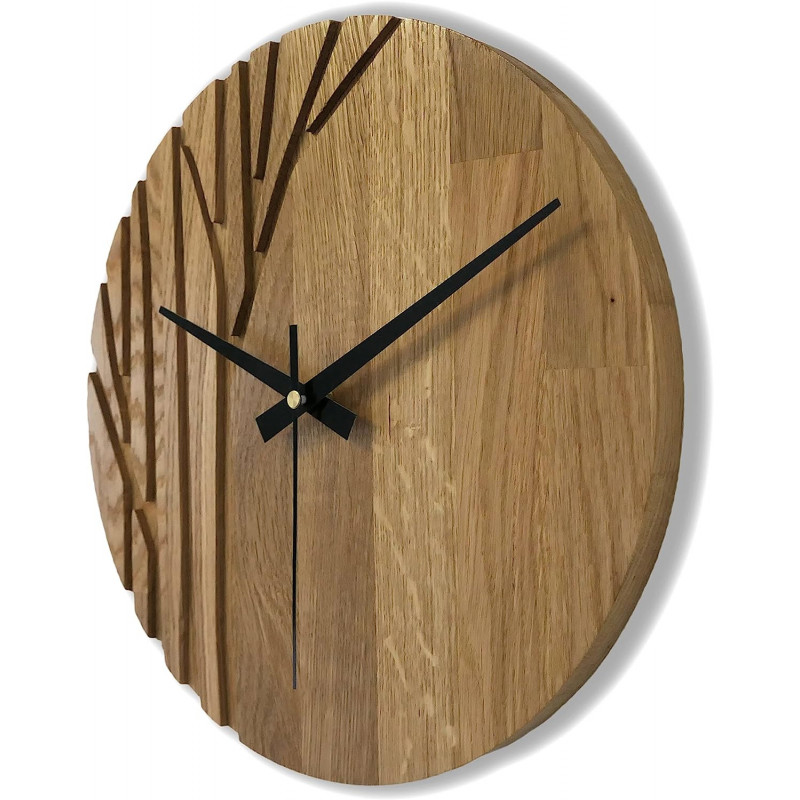 Nástěnné hodiny z dubových větví - LOLITA