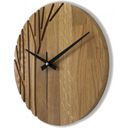 Nástěnné hodiny z dubových větví - LOLITA
