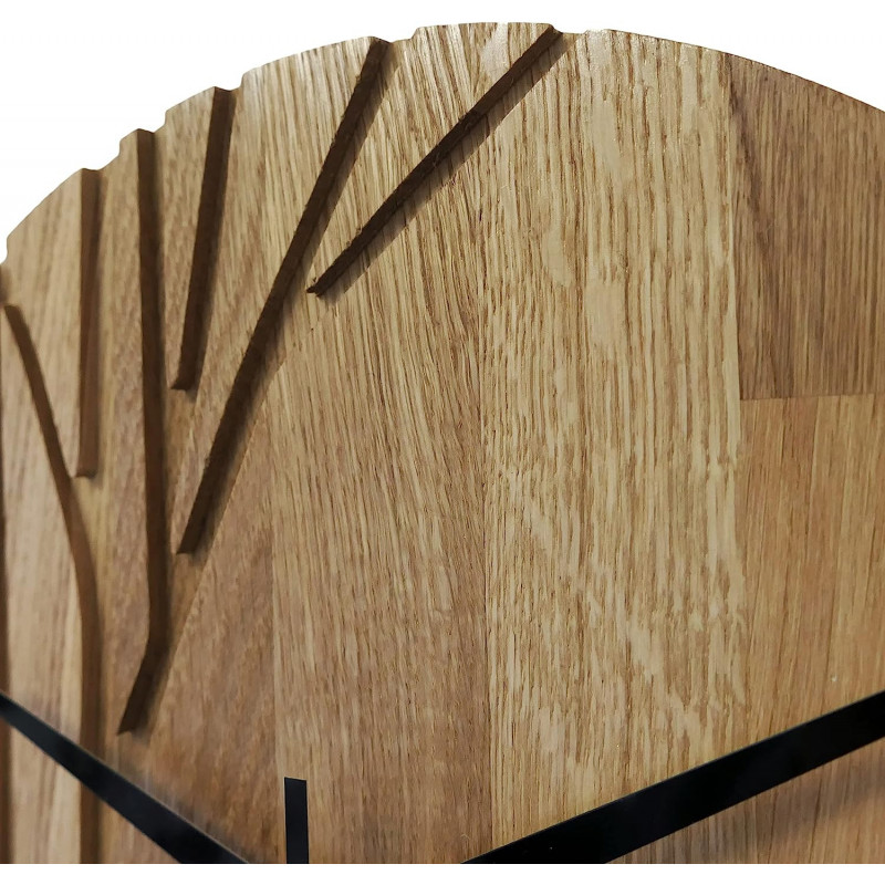 Nástěnné hodiny z dubových větví - LOLITA