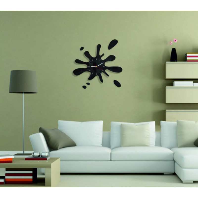 Rozměry nástěnných hodin X-momo. Designové nástěnné hodiny z PMMA