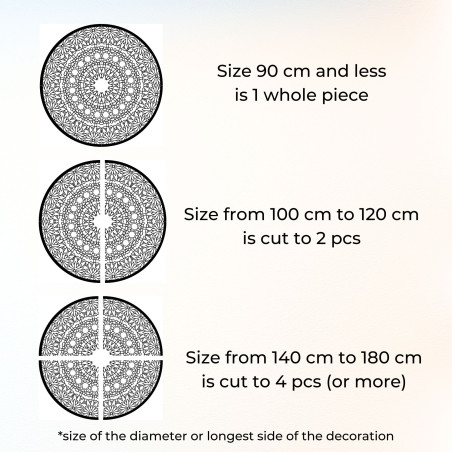 Dřevěná mandala na zeď - Poet