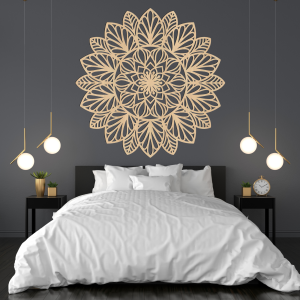 Dřevěná mandala na zeď 2