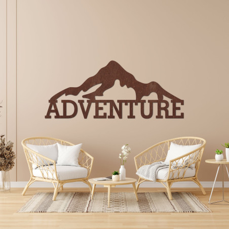 Vyřezávaný obraz na dřevě - ADVENTURE