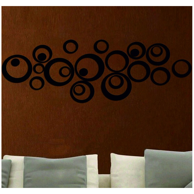 Dekorační zrcadla. Zrcadlové samolepky na zeď, jako obraz nebo dekorace, 3D acrylic nálepka