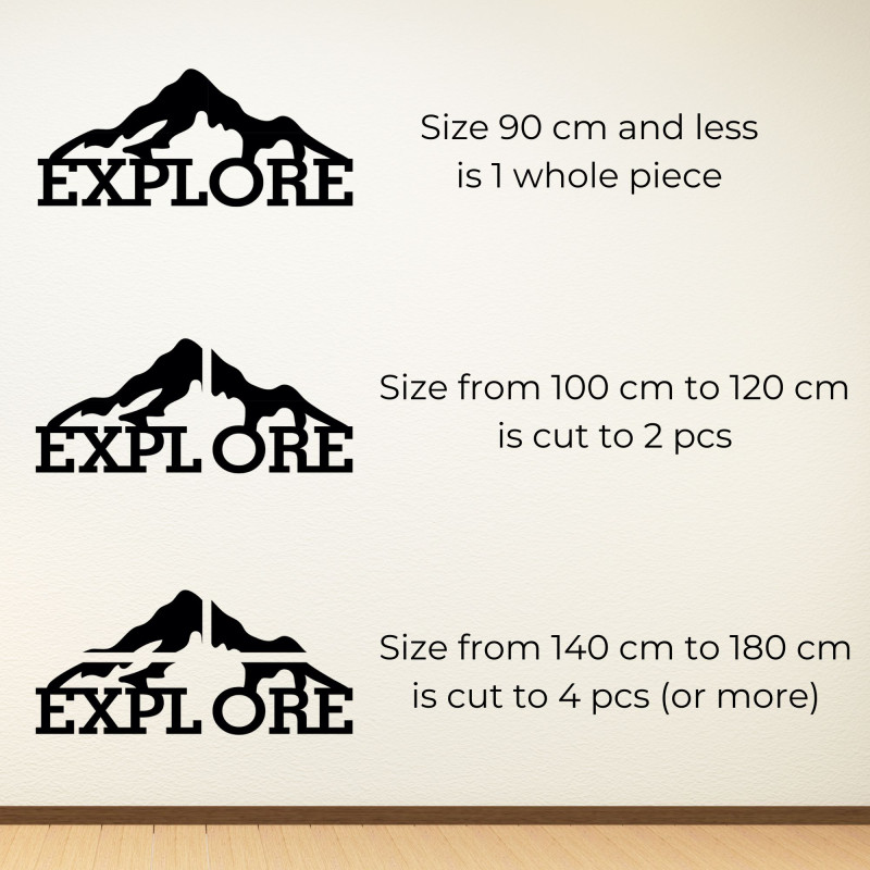 Vyřezávaný dřevěný obraz hory - JAMMONY