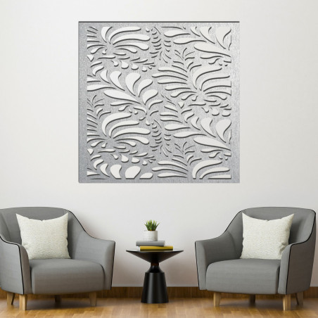 Vyřezávaný dřevěný obraz na zeď - HERBA