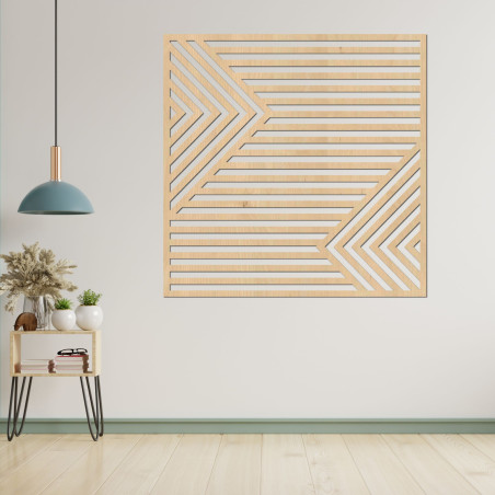 Dřevěná dekorace na zeď - LINEA