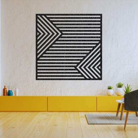 Dřevěná dekorace na zeď - LINEA