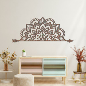 Mandala na stěně ze dřeva - ARONV 2