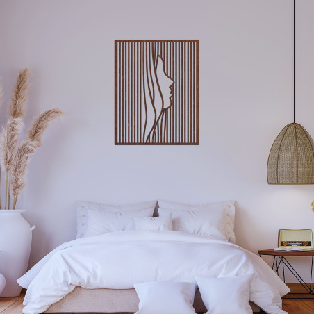 Dřevěná nástěnná dekorace silueta ženského obličeje - PERSONA Dřevěná nástěnná dekorace silueta ženského obličeje - PERSONA