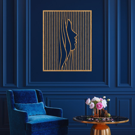 Designová dřevěná dekorace iluze obličeje - FACIEI Designová dřevěná dekorace iluze obličeje - FACIEI