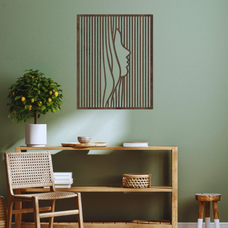 Designová dřevěná dekorace iluze obličeje - FACIEI Designová dřevěná dekorace iluze obličeje - FACIEI