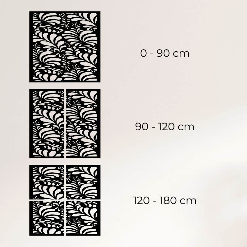 Vyřezávaný dřevěný obraz na zeď - HERBA