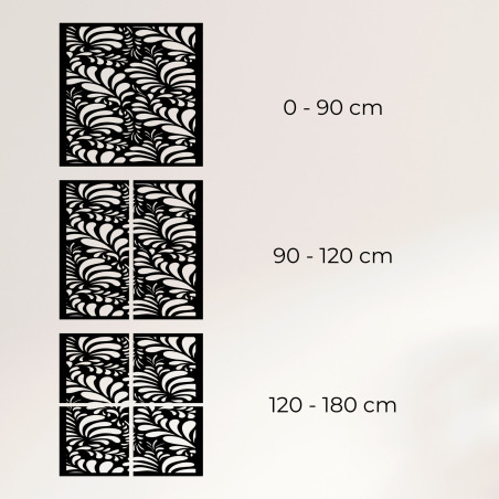 Vyřezávaný dřevěný obraz na zeď - HERBA