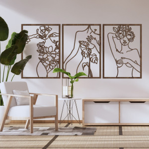 Vícedílná nástěnná dekorace žena - FEMIN 2