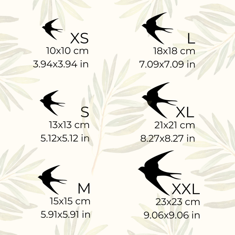 Dřevěná nástěnná dekorace létající ptáci - FLOCK