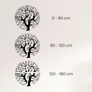 Dřevěný nástěnný obraz stromu v kruhu - ZITNAK 2