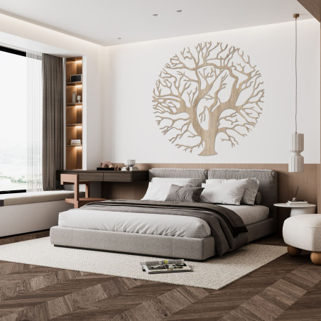 Dřevěný obraz Strom života – symbol harmonie a rodiny