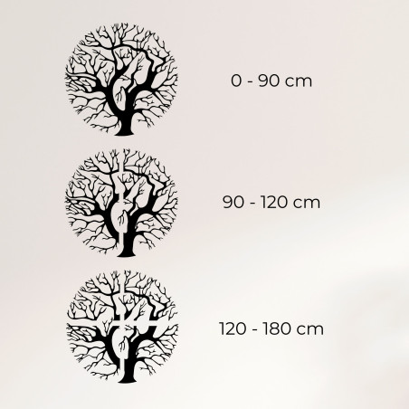 Dřevěný obraz Strom života – symbol harmonie a rodiny