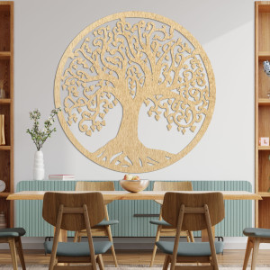 Dřevěná nástěnná dekorace strom života - FLOREO 2