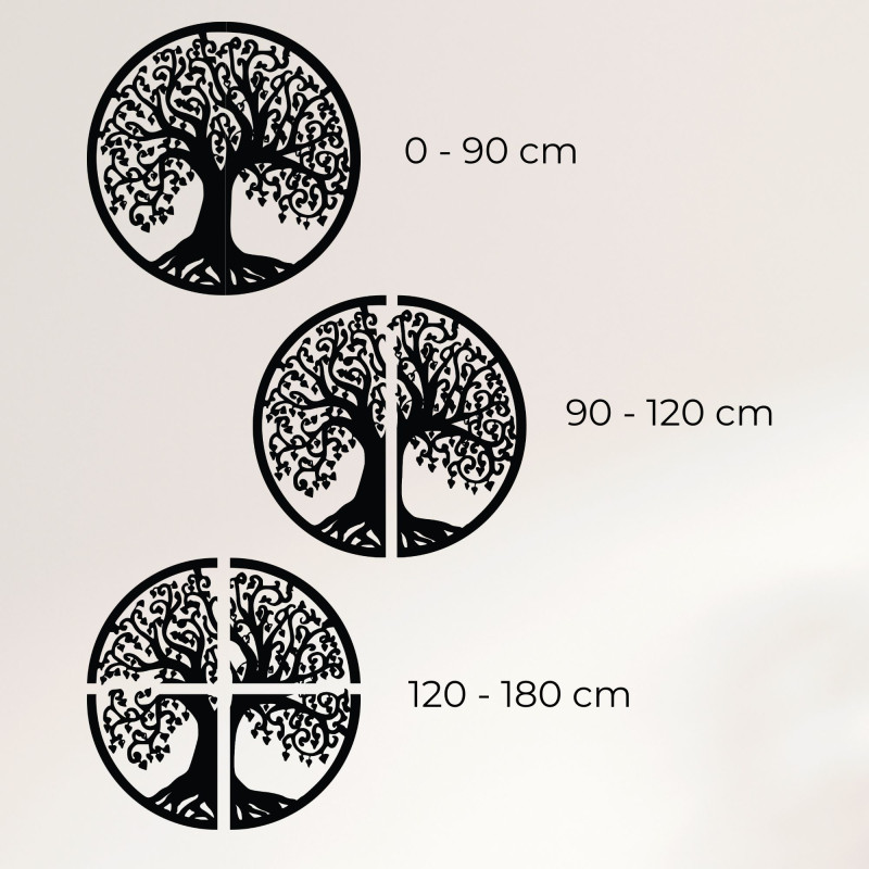 Dřevěná nástěnná dekorace strom života - FLOREO