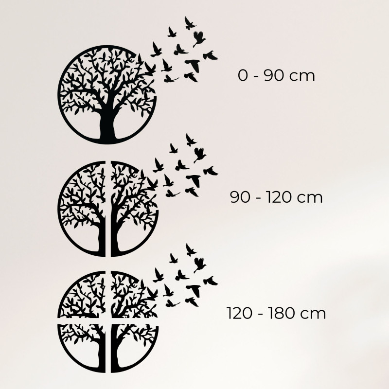 Dřevěná dekorace na zeď - strom života s...