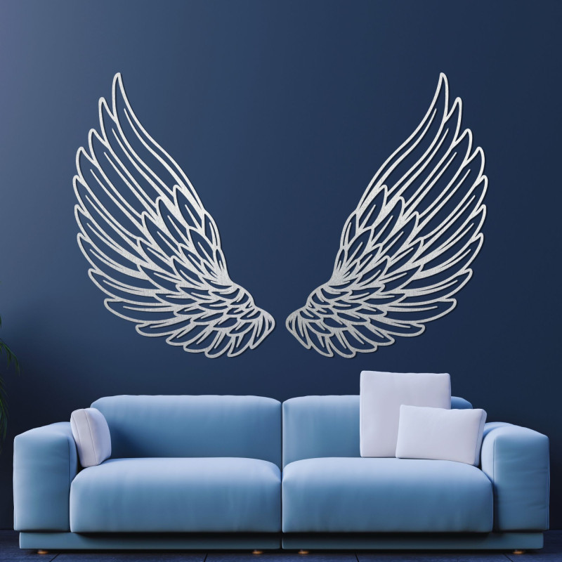 Dřevěná nástěnná dekorace andělská křídla - ANGELIC