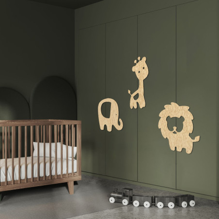 Dřevěná zvířátka do pokoje - ZOOTRO
