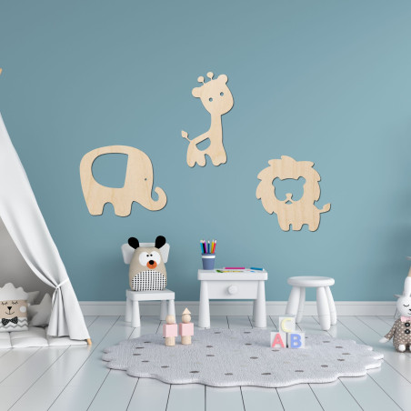 Dřevěná zvířátka do pokoje - ZOOTRO