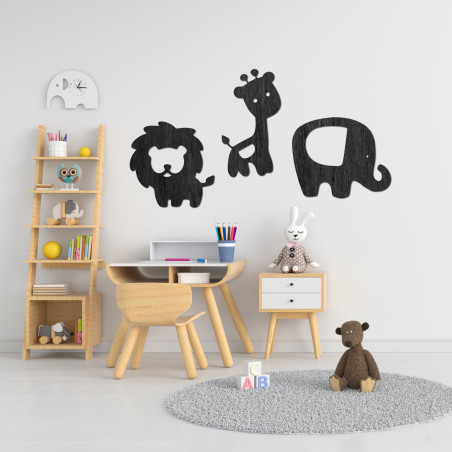 Dřevěná zvířátka do pokoje - ZOOTRO