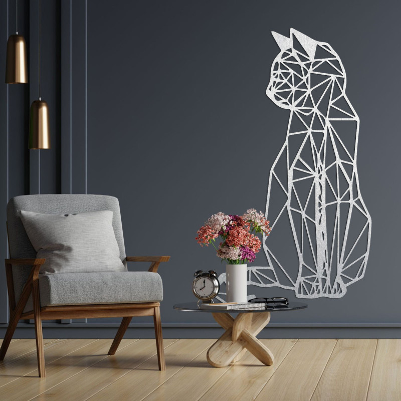 Geometrický obraz kočky - CILLAL