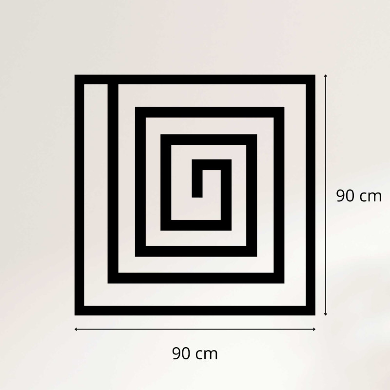 Dřevěná geometrická dekorace - WOORTLE