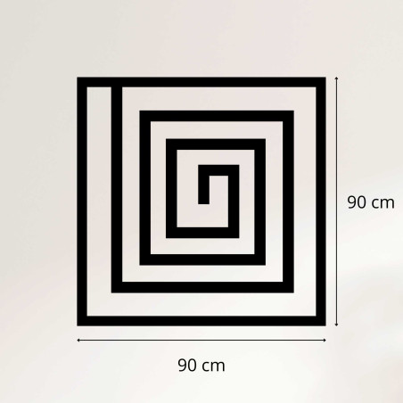 Dřevěná geometrická dekorace - WOORTLE