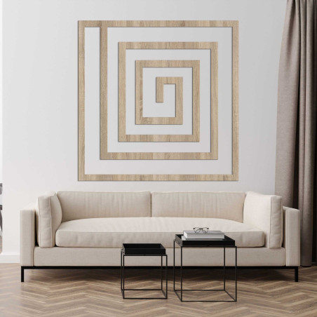 Dřevěná geometrická dekorace - WOORTLE